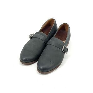 Olukai Haili slate gray nubuck leather loafers Women’s Size 36.5 US 6.5